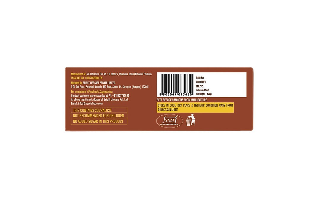 Muscleblaze MB Mini-Protein Bar (10G Protein)   Pack  35 grams